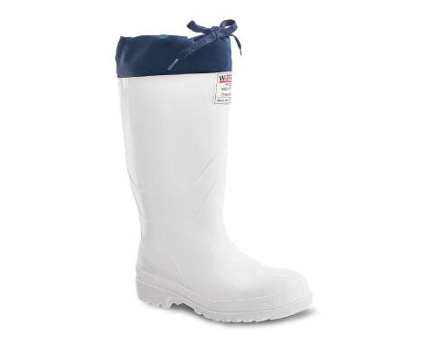 Bota de pvc color blanco modelo thermal