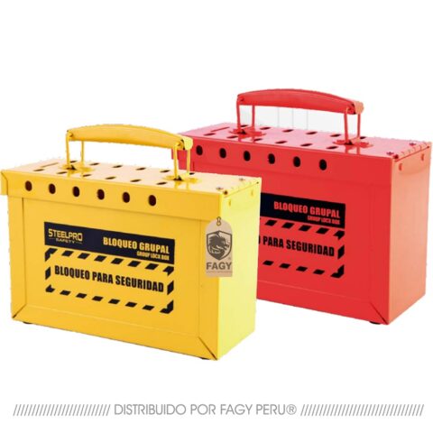 Caja de bloqueo grupal Steelpro