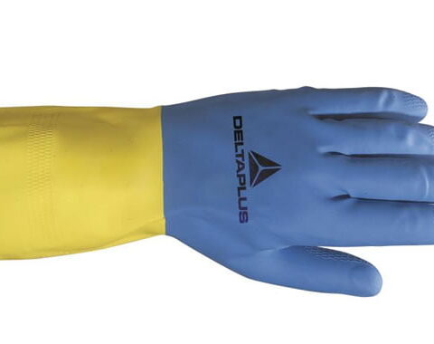 Guante de látex modelo duocolor VE330