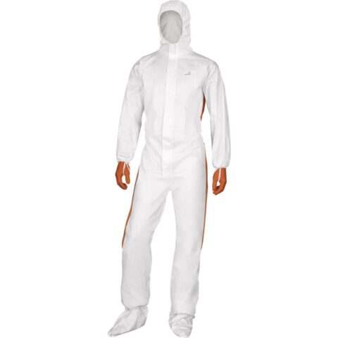 Buzo blanco desechable con capucha DT125