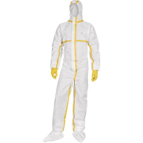 Buzo blanco desechable con capucha DT216