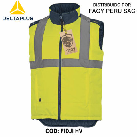 Chaleco acolchado de alta visibilidad Fidjl Hv