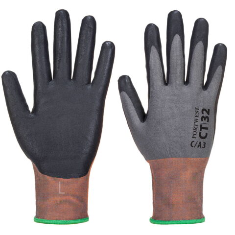 Guante anti-corte CT300 MR18 de micro espuma de Nitrilo CT32