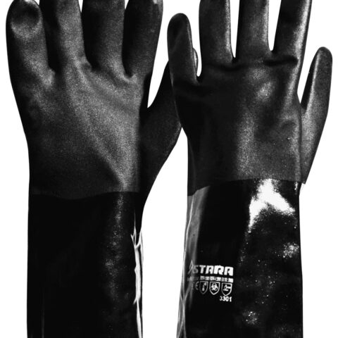 Guante de PVC negro
