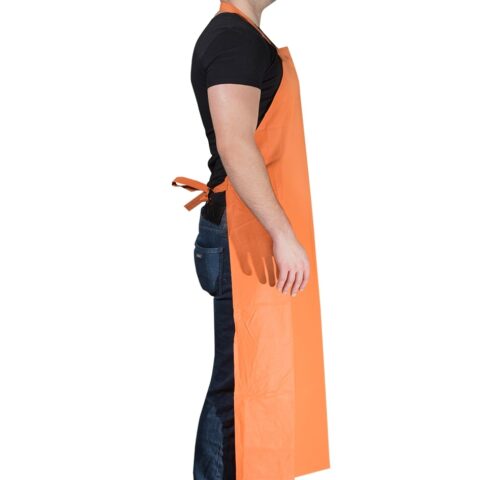 Mandil PVC Color Naranja