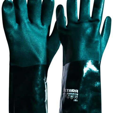 Guante de PVC verde