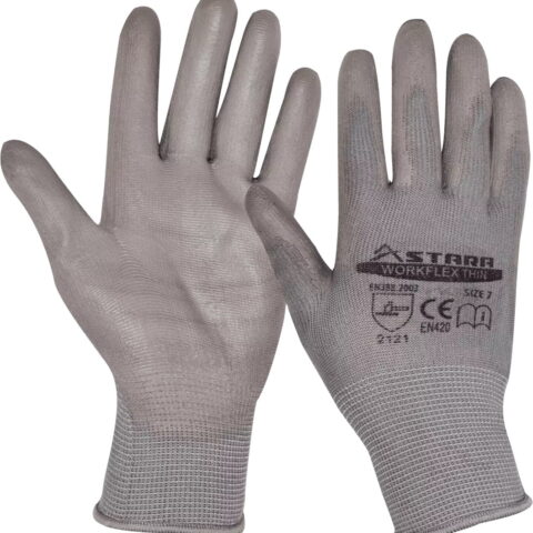 Guante De Nylon Plomo Pluremax Revestido De Pluretano