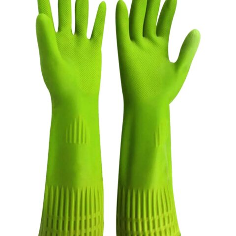 Guante De Latex Para Lavar Colores Varios 35CM (14”)