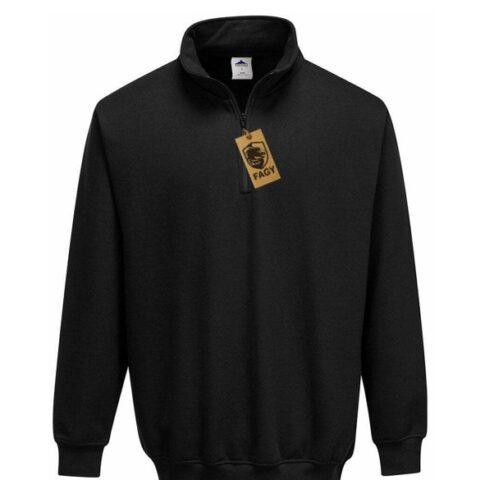 Sudadera Sorrento con cremallera en el cuello B309
