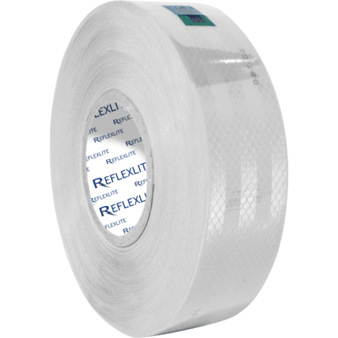 Cinta reflectiva blanco 5CM(2″) 45.7 Mts