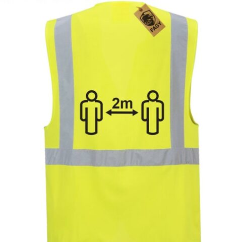 Chaleco Executive para Distanciamiento Social 2m CV76