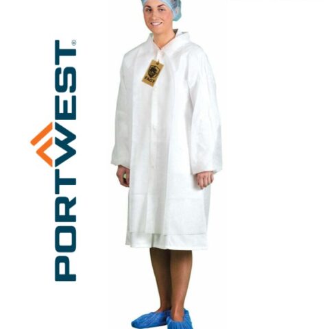 Bata de PP para visitas D118