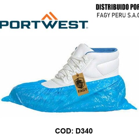 Cubre zapatos desechable de PE D340
