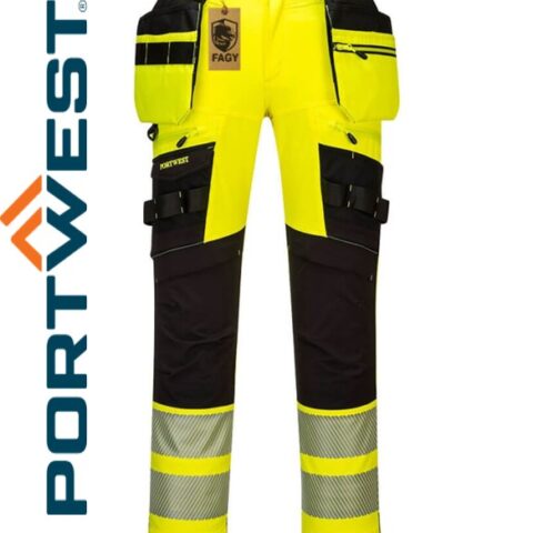 Pantalón DX4 de alta visibilidad con bolsillos de pistolera desmontables DX442