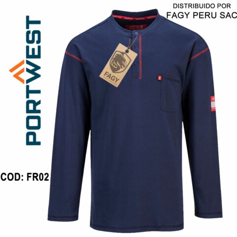 Camiseta Bizflame Henley FR02