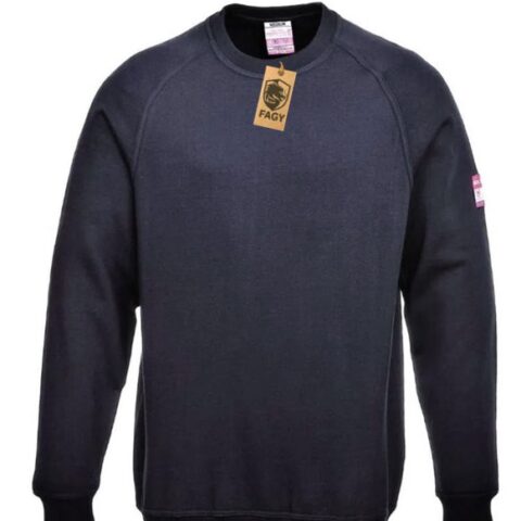 Sudadera ignífuga y antiestática FR12