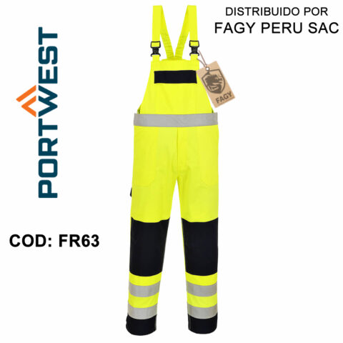 Pantalón y pechera alta visibilidad Multi-Norm FR63