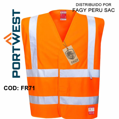 Chaleco de alta visibilidad antiéstático FR71