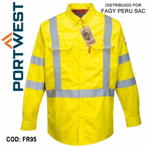 Camisa de alta visibilidad Bizflame 88/12 FR95