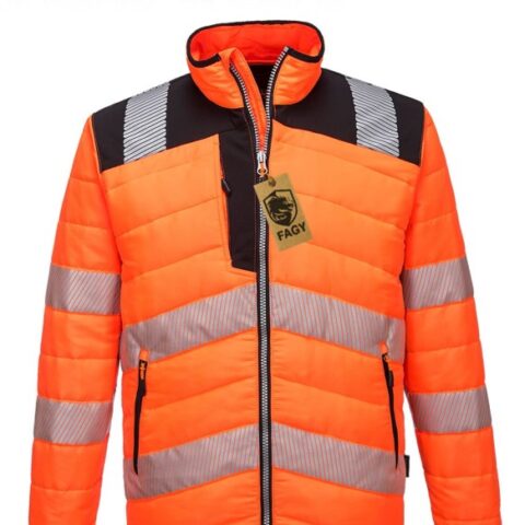 Chaqueta acolchada de alta visibilidad PW371