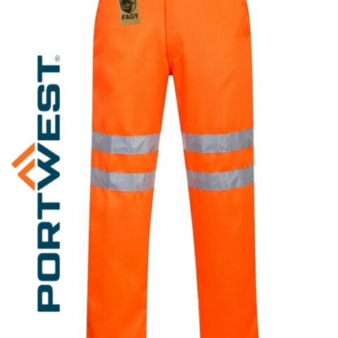 Pantalones de polialgodón de alta visibilidad RIS RT45