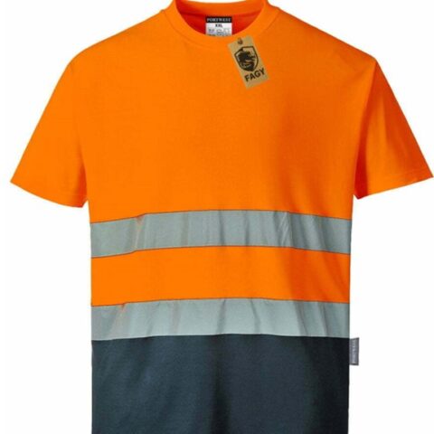 Camiseta bicolor Cotton Comfort S173