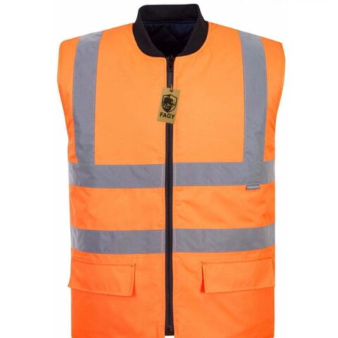 Chaleco de calor de alta visibilidad reversible S469