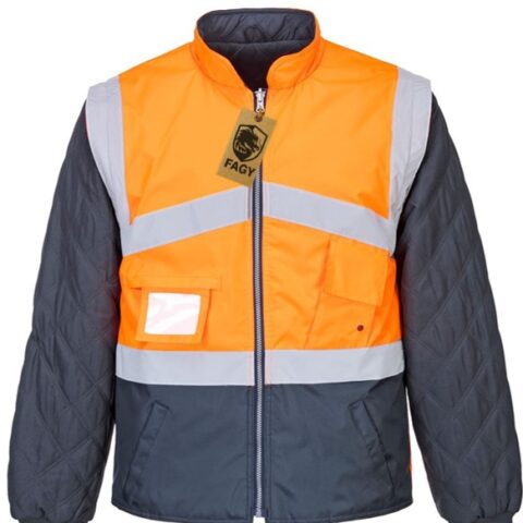 Chaleco bicolor de alta visibilidad Reversible S769