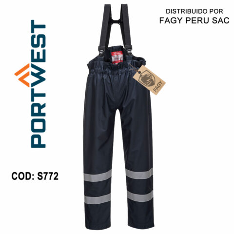 Pantalón Bizflame Rain multi-protección, sin forro S772