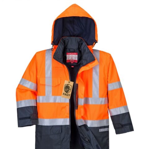 Chaqueta de alta visibilidad multi-protección Bizflame Rain S779