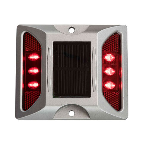 Tacha Solar Roja con Vastago