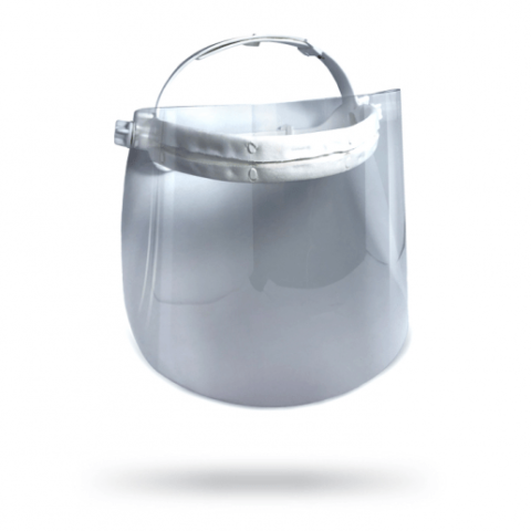 Protector facial light transparente