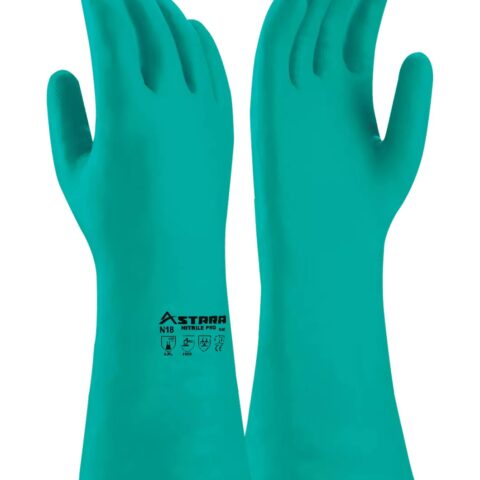 Guante De Nitrilo Grueso Nitrimax 45CM (18″) T8