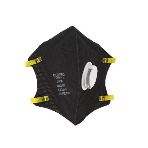 Respirador Descartable Plegable M 9910V c/Válvula Negro