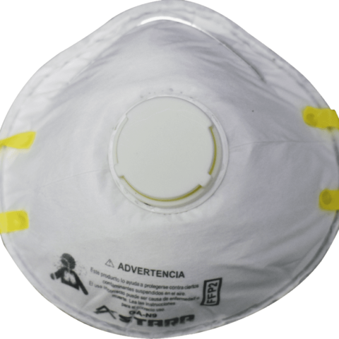 Mascarilla Contra Particulas FFP-2 Con 1 Filtro Desechable N9