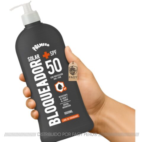 Bloqueador Solar SPF 50 Frasco 1 Litro Palmera Sun