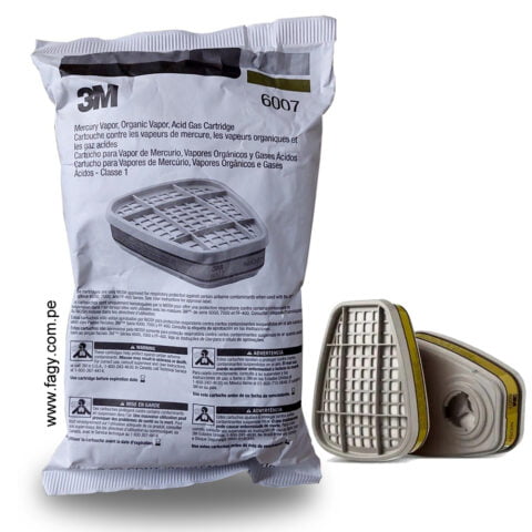 Cartucho 3M 6007 contra vapor de mercurio
