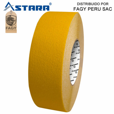 Cinta antideslizante amarilla 5cm x 18m Astara