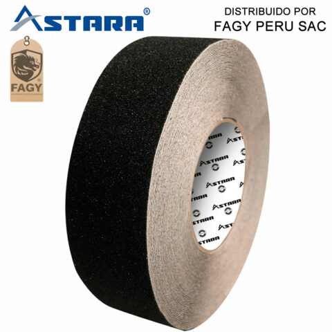 Cinta antideslizante negro 5cm x 18m Astara