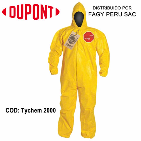 Traje contra quimicos tychem 2000 Dupont