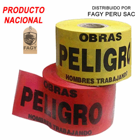 Cinta señalizadora plástico Peligro