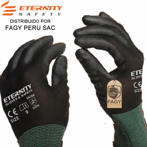 Guante Anticorte Naranja Workflex Termico Latex Negro - FAGY PERU