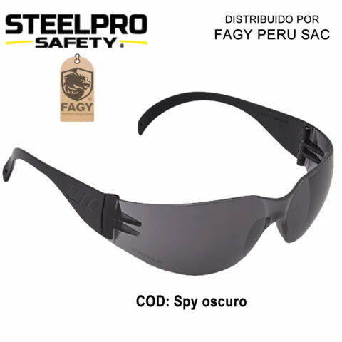 Lente de seguridad Spy oscuro Steelpro