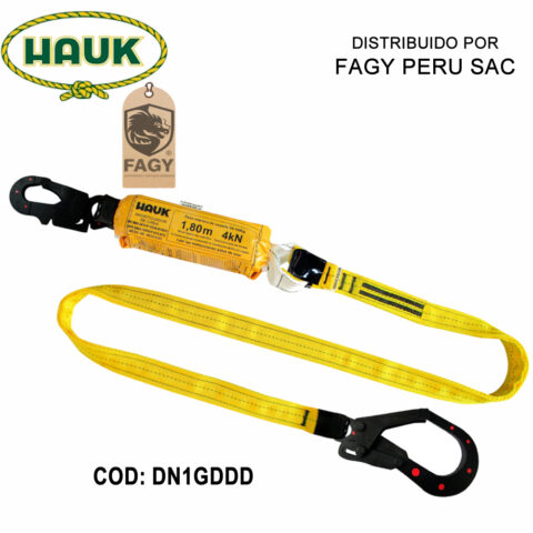 Linea conexión 1.80 m con amortiguador Hauk DN1GDDD