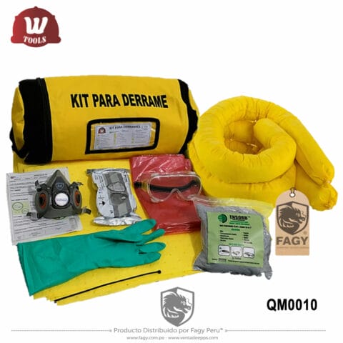 Kit antiderrame químico básico 10L