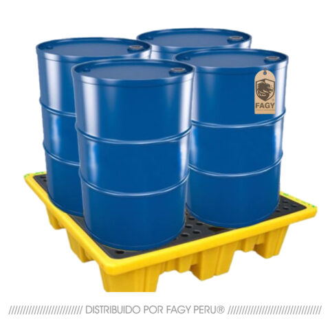 Pallet antiderrame 04 cilindros Sp-4dp-R