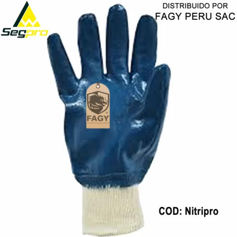 Guante de nitrilo recubierto NITRIPRO Segpro