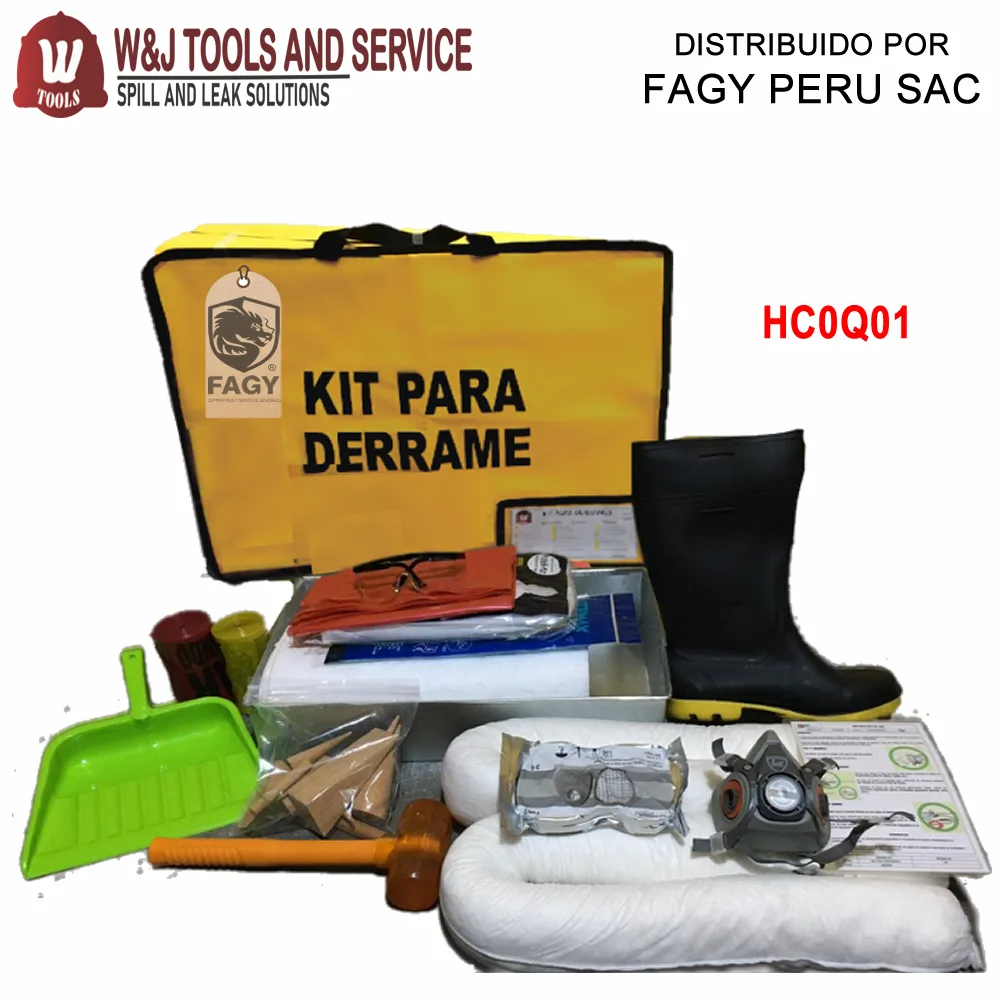 Kit antiderrame vehiculos de carga liviana minera quellaveco