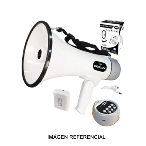 Megáfono 80W recargable batblack BT-MF80