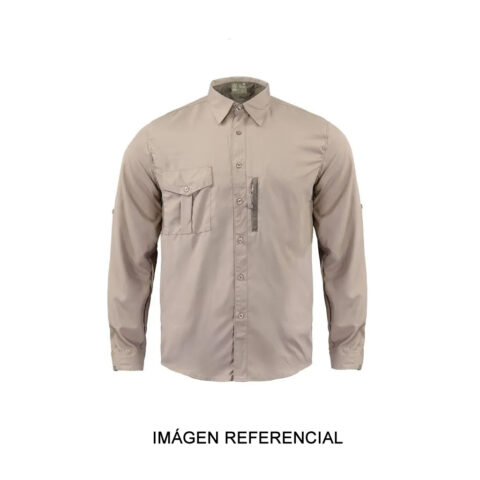 Camisa lightwind H2200 poliester beige